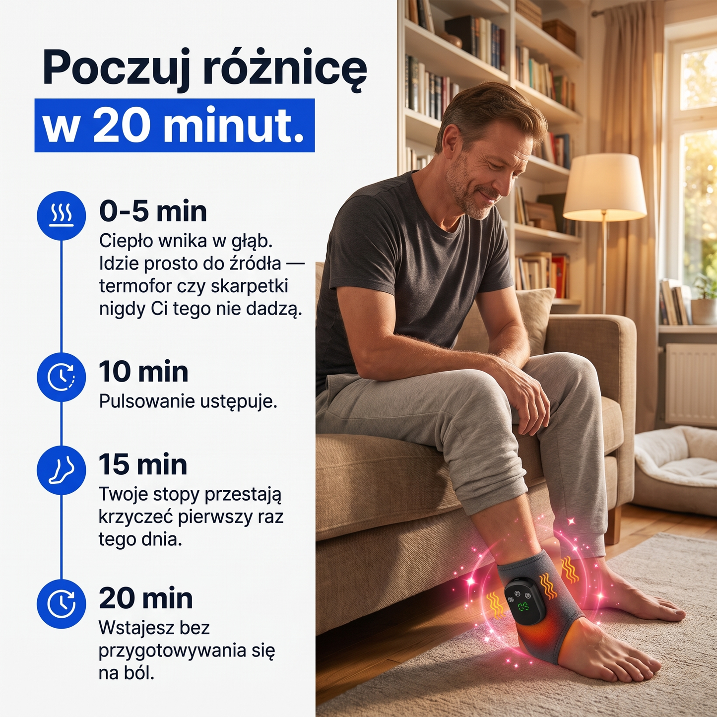 NeuroFlow EMS, Ciepło i Masaż w jednym urządzeniu